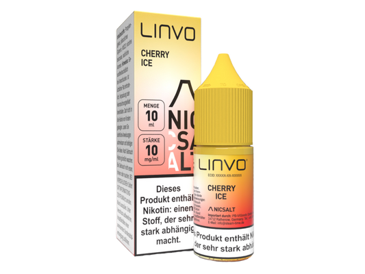 Linvo - Cherry Ice - Nikotinsalz Liquid 10 mg/ml 10er Packung