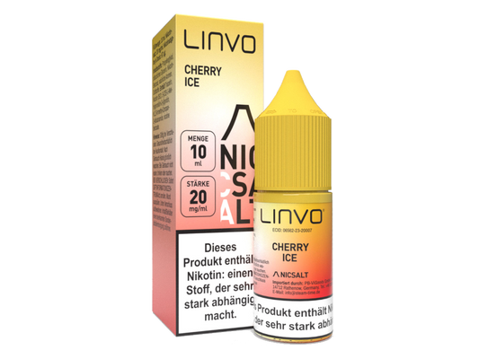 Linvo - Cherry Ice - Nikotinsalz Liquid 20 mg/ml 10er Packung