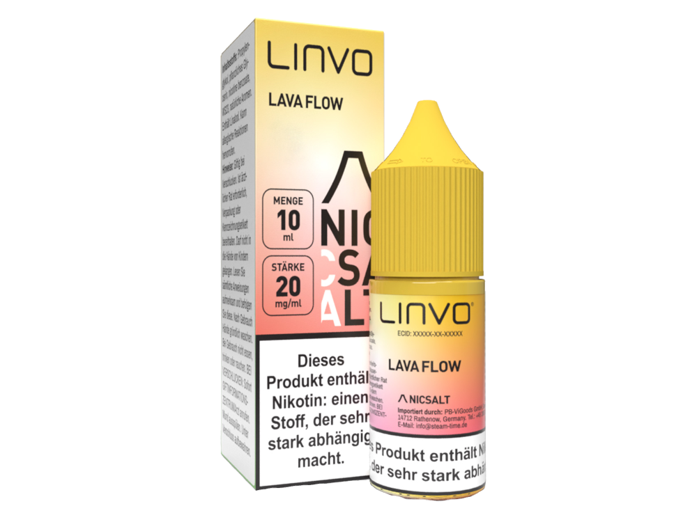Linvo - Lava Flow - Nikotinsalz Liquid 20 mg/ml 10er Packung