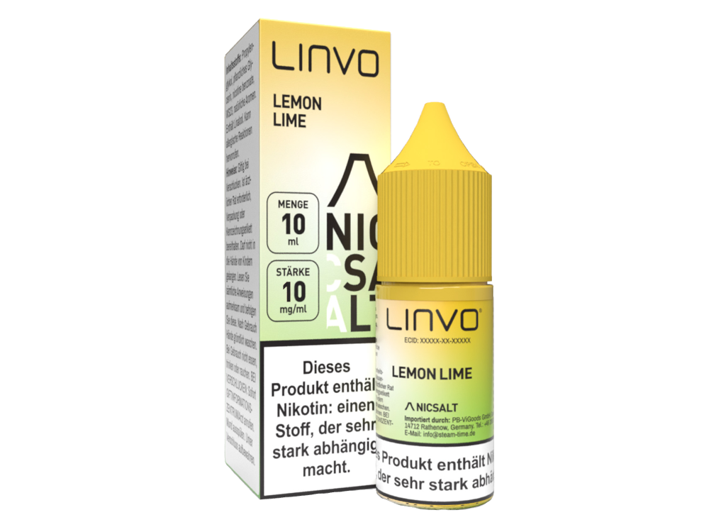 Linvo - Lemon Lime - Nikotinsalz Liquid 10 mg/ml 10er Packung