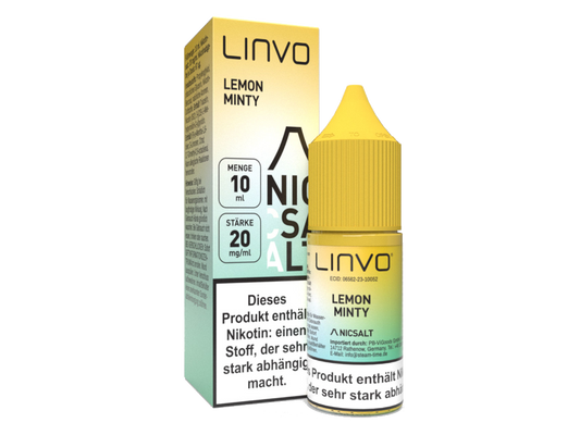 Linvo - Lemon Minty - Nikotinsalz Liquid 20 mg/ml 10er Packung