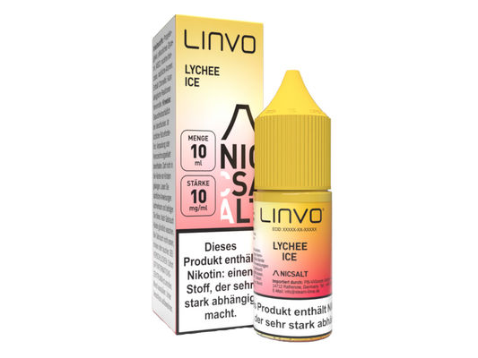Linvo - Lychee Ice - Nikotinsalz Liquid 10 mg/ml 10er Packung