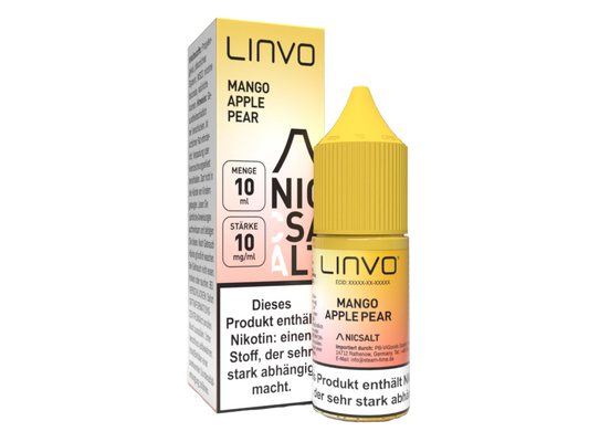 Linvo - Mango Apple Pear - Nikotinsalz Liquid 10 mg/ml