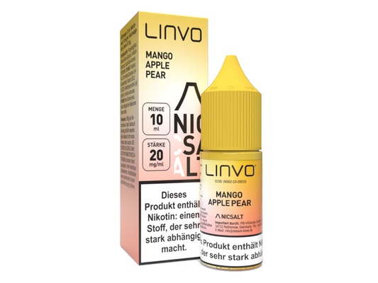 Linvo - Mango Apple Pear - Nikotinsalz Liquid 20 mg/ml 10er Packung