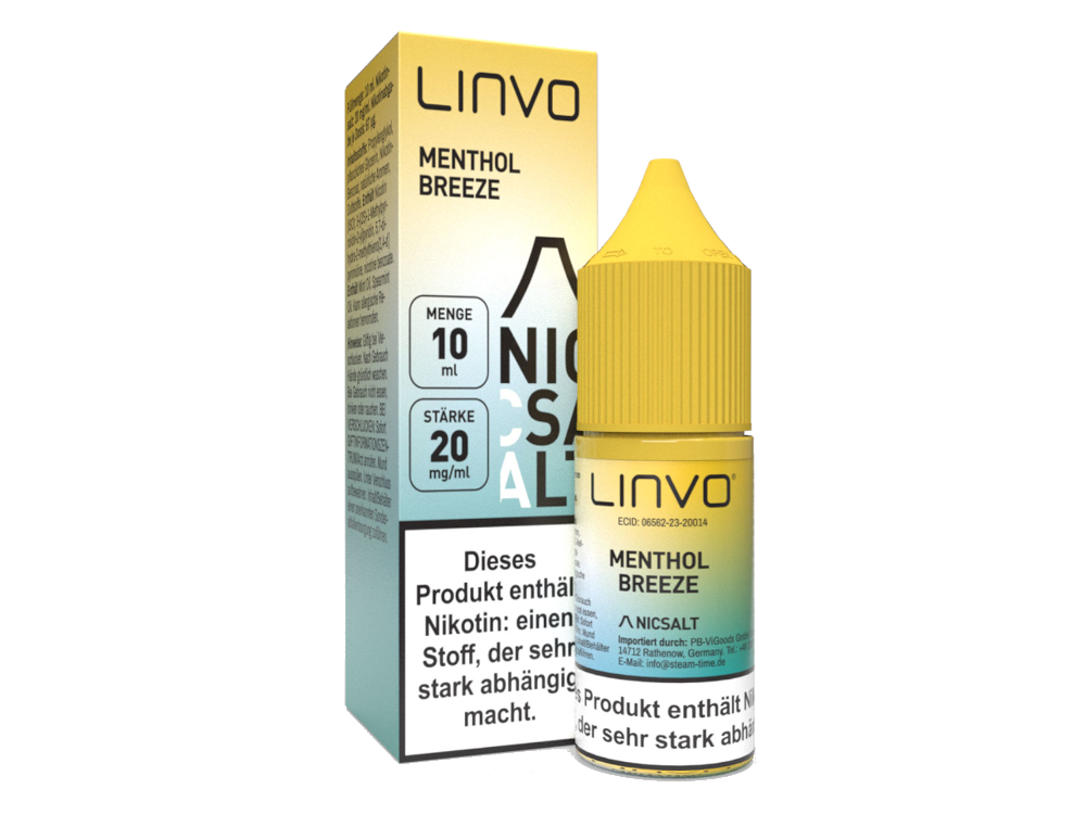 Linvo - Menthol Breeze - Nikotinsalz Liquid 20 mg/ml 10er Packung