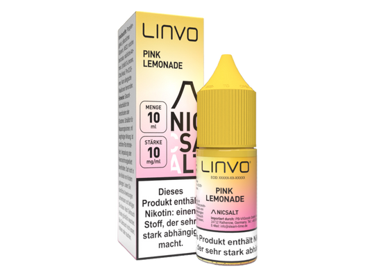 Linvo - Pink Lemonade - Nikotinsalz Liquid 10 mg/ml