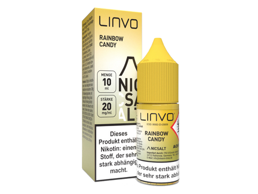 Linvo - Rainbow Candy - Nikotinsalz Liquid 20 mg/ml 10er Packung