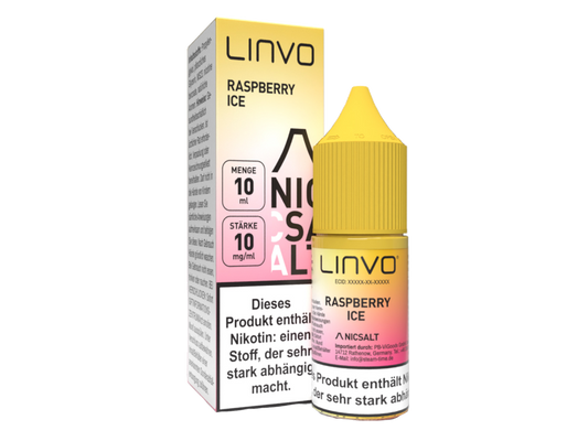 Linvo - Raspberry Ice - Nikotinsalz Liquid 10 mg/ml 10er Packung