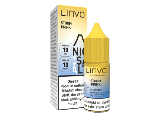 Linvo - Storm Drink - Nikotinsalz Liquid 10 mg/ml 10er Packung