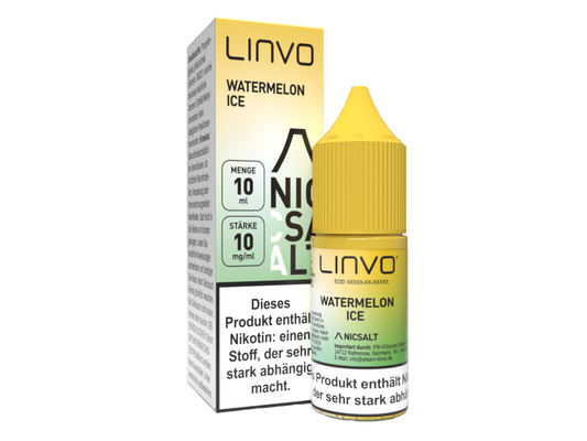 Linvo - Watermelon Ice - Nikotinsalz Liquid 10 mg/ml