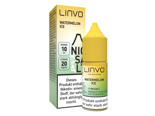 Linvo - Watermelon Ice - Nikotinsalz Liquid 20 mg/ml 10er Packung