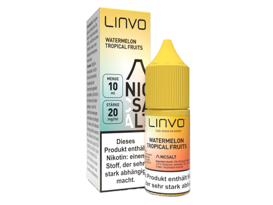 Linvo - Watermelon Tropical Fruits - Nikotinsalz Liquid 20 mg/ml