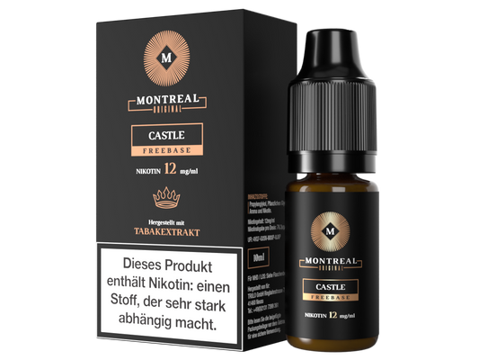 Montreal Original - Castle E-Zigaretten Liquid 12 mg/ml 5er Packung