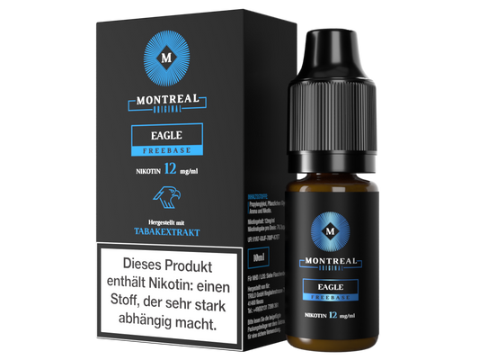 Montreal Original - Eagle E-Zigaretten Liquid 12 mg/ml 5er Packung