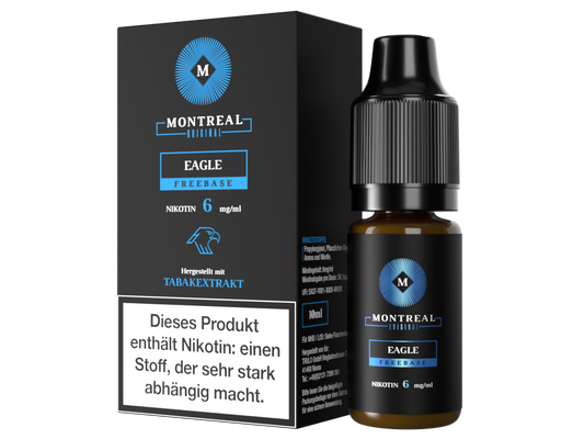 Montreal Original - Eagle E-Zigaretten Liquid 6 mg/ml 5er Packung