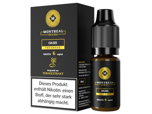 Montreal Original - Oasis E-Zigaretten Liquid 6 mg/ml 5er Packung