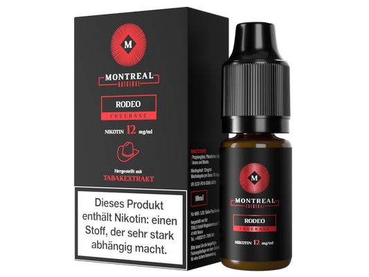 Montreal Original - Rodeo E-Zigaretten Liquid 12 mg/ml 5er Packung