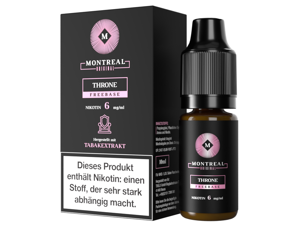 Montreal Original - Throne E-Zigaretten Liquid 6 mg/ml