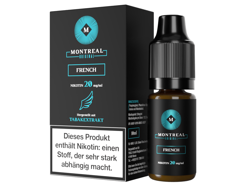 Montreal Original - French - Nikotinsalz Liquid 20 mg/ml 5er Packung
