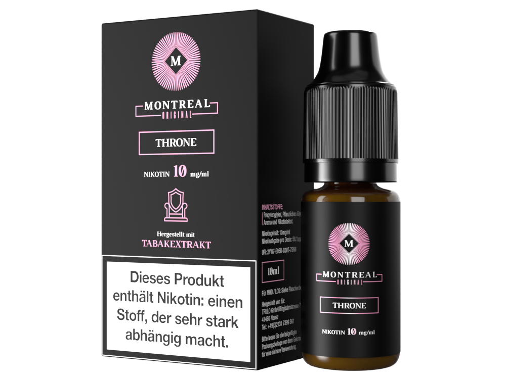Montreal Original - Throne - Nikotinsalz Liquid 10 mg/ml