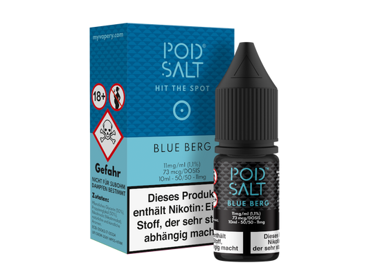 Pod Salt - Blue Berg - Nikotinsalz Liquid 11 mg/ml 100er Packung
