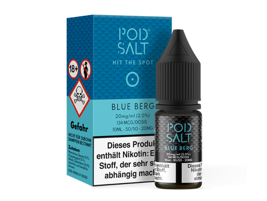 Pod Salt - Blue Berg - Nikotinsalz Liquid 20 mg/ml 100er Packung