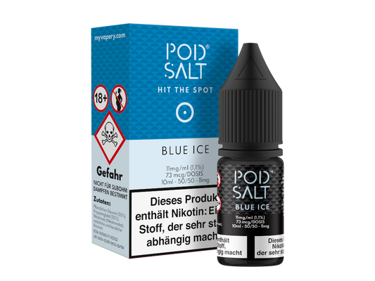 Pod Salt - Blue Ice - Nikotinsalz Liquid 11 mg/ml 100er Packung