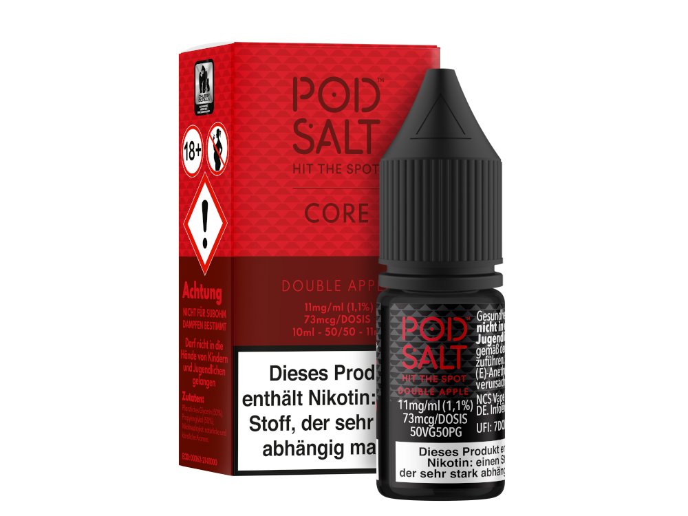 Pod Salt Core - Double Apple - Nikotinsalz Liquid 11 mg/ml