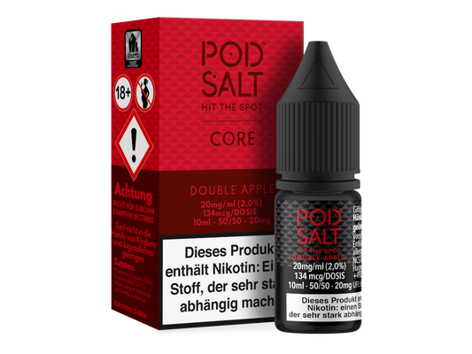 Pod Salt Core - Double Apple - Nikotinsalz Liquid 20 mg/ml 5er Packung