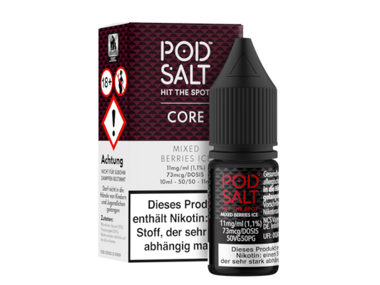 Pod Salt Core - Mixed Berries Ice - Nikotinsalz Liquid 11 mg/ml 5er Packung