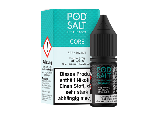 Pod Salt Core - Spearmint - Nikotinsalz Liquid 11 mg/ml 5er Packung