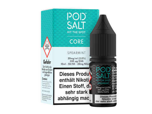 Pod Salt Core - Spearmint - Nikotinsalz Liquid 20 mg/ml 100er Packung