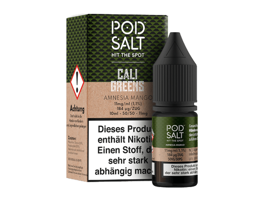 Pod Salt Fusion - Amnesia Mango - Nikotinsalz Liquid 11 mg/ml 100er Packung