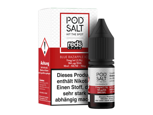 Pod Salt Fusion - Blue Razapple Ice - Nikotinsalz Liquid 11 mg/ml