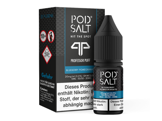 Pod Salt Fusion - Blueberry Pomegranate - Nikotinsalz Liquid 20 mg/ml 100er Packung