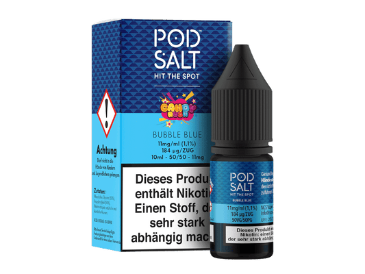 Pod Salt Fusion - Bubble Blue - Nikotinsalz Liquid 11 mg/ml