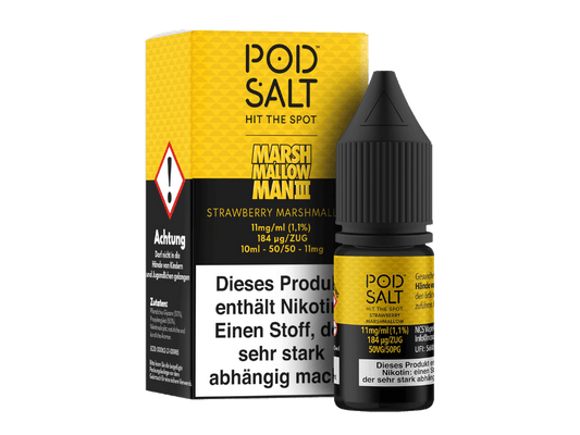 Pod Salt Fusion - Marshmallow Man 3 - Nikotinsalz Liquid 11 mg/ml
