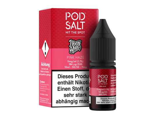 Pod Salt Fusion - Pink Haze - Nikotinsalz Liquid 11 mg/ml 5er Packung
