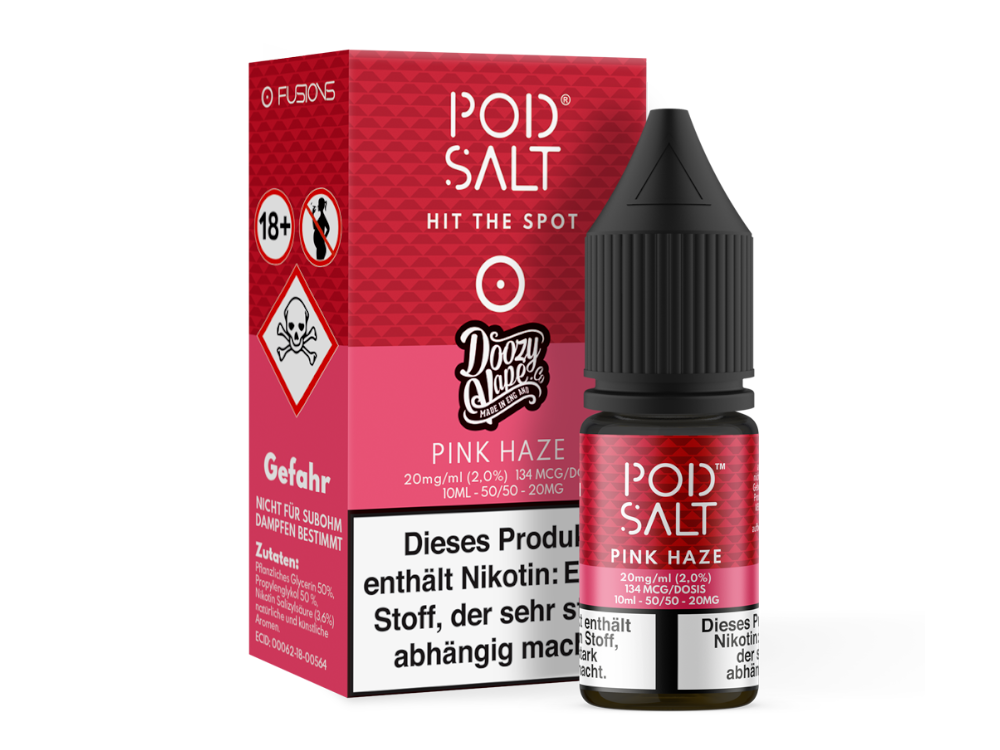 Pod Salt Fusion - Pink Haze - Nikotinsalz Liquid 20 mg/ml
