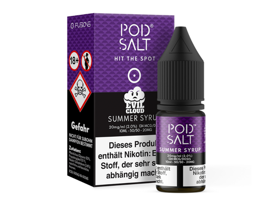 Pod Salt Fusion - Summer Syrup - Nikotinsalz Liquid 20 mg/ml 5er Packung