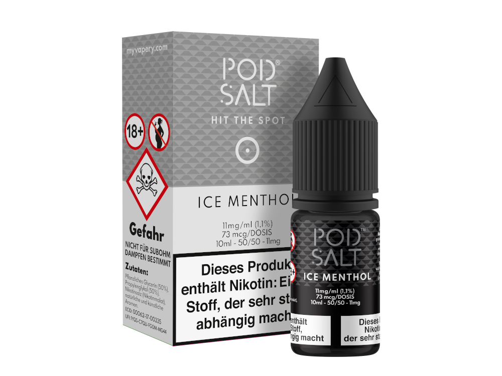 Pod Salt - Ice Menthol - Nikotinsalz Liquid 11 mg/ml