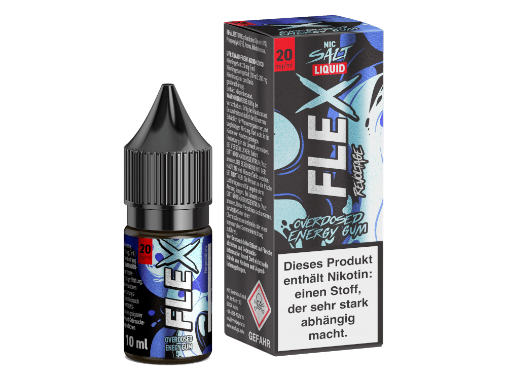 Revoltage - FLEX - Overdosed Energy Gum - Nikotinsalz Liquid 20 mg/ml 15er Packung