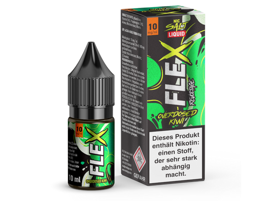 Revoltage - FLEX - Overdosed Kiwi - Nikotinsalz Liquid 10 mg/ml 15er Packung