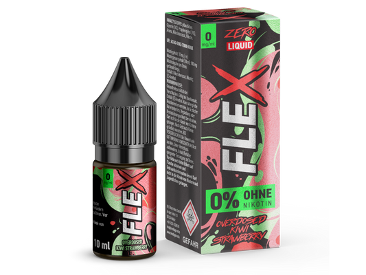 Revoltage - FLEX - Overdosed Kiwi Strawberry - Nikotinsalz Liquid 0 mg/ml