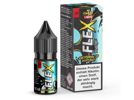 Revoltage - FLEX - Overdosed Mint Gum - Nikotinsalz Liquid 20 mg/ml 15er Packung