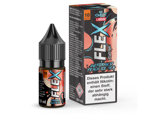 Revoltage - FLEX - Overdosed Peach Ice Tea - Nikotinsalz Liquid 10 mg/ml