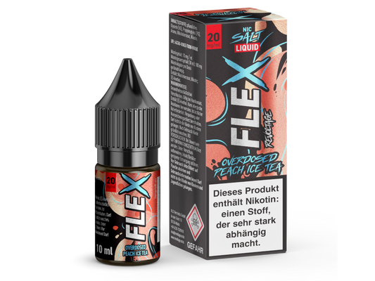 Revoltage - FLEX - Overdosed Peach Ice Tea - Nikotinsalz Liquid 20 mg/ml