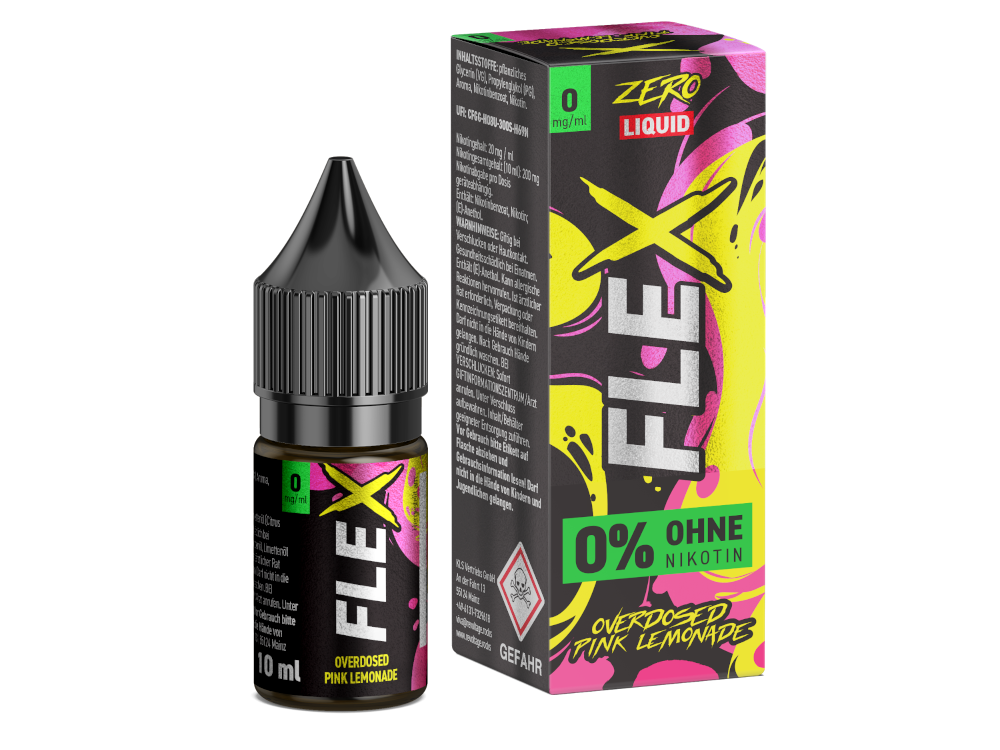 Revoltage - FLEX - Overdosed Pink Lemonade - Nikotinsalz Liquid 0 mg/ml 15er Packung