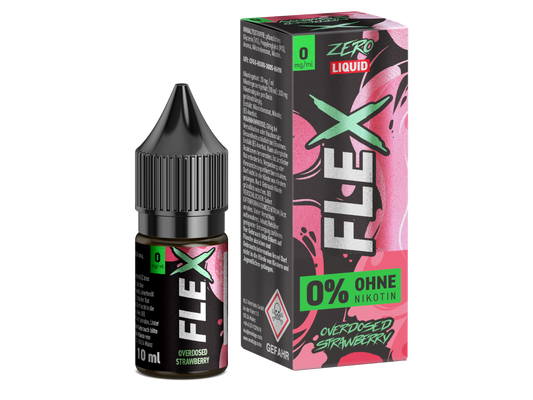 Revoltage - FLEX - Overdosed Strawberry - Nikotinsalz Liquid 0 mg/ml 15er Packung
