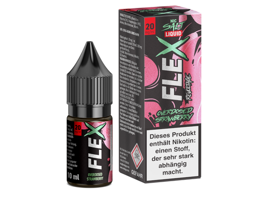 Revoltage - FLEX - Overdosed Strawberry - Nikotinsalz Liquid 20 mg/ml 450er Packung